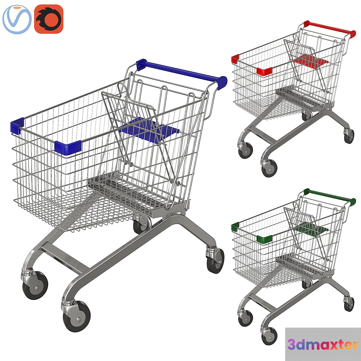 Shopping cart - No.2 3D Max