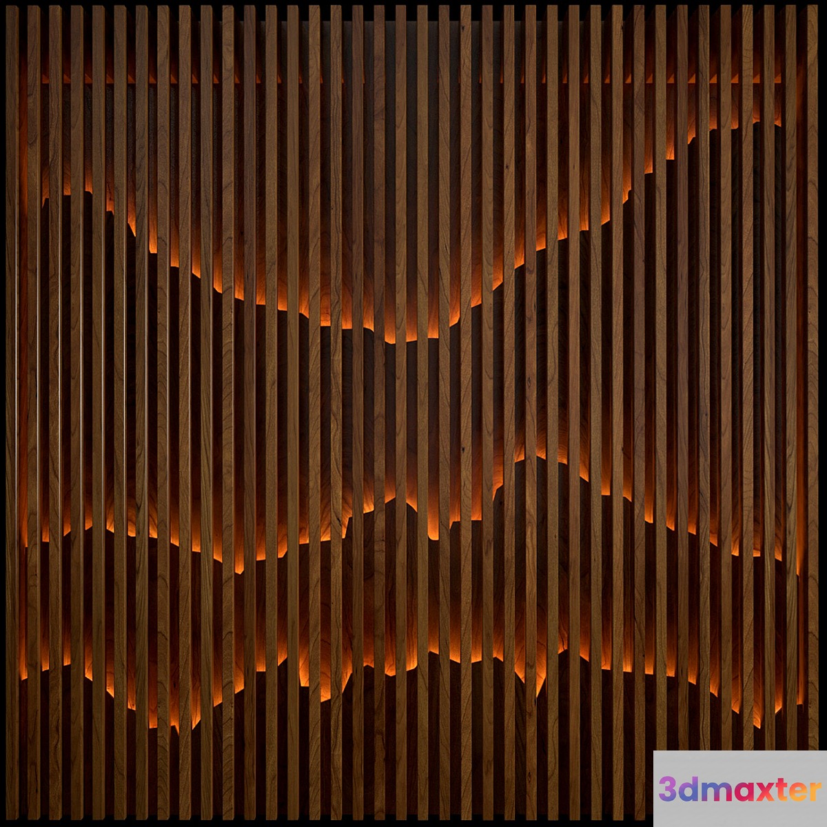 Decorative wall panel - No.8 3D Max