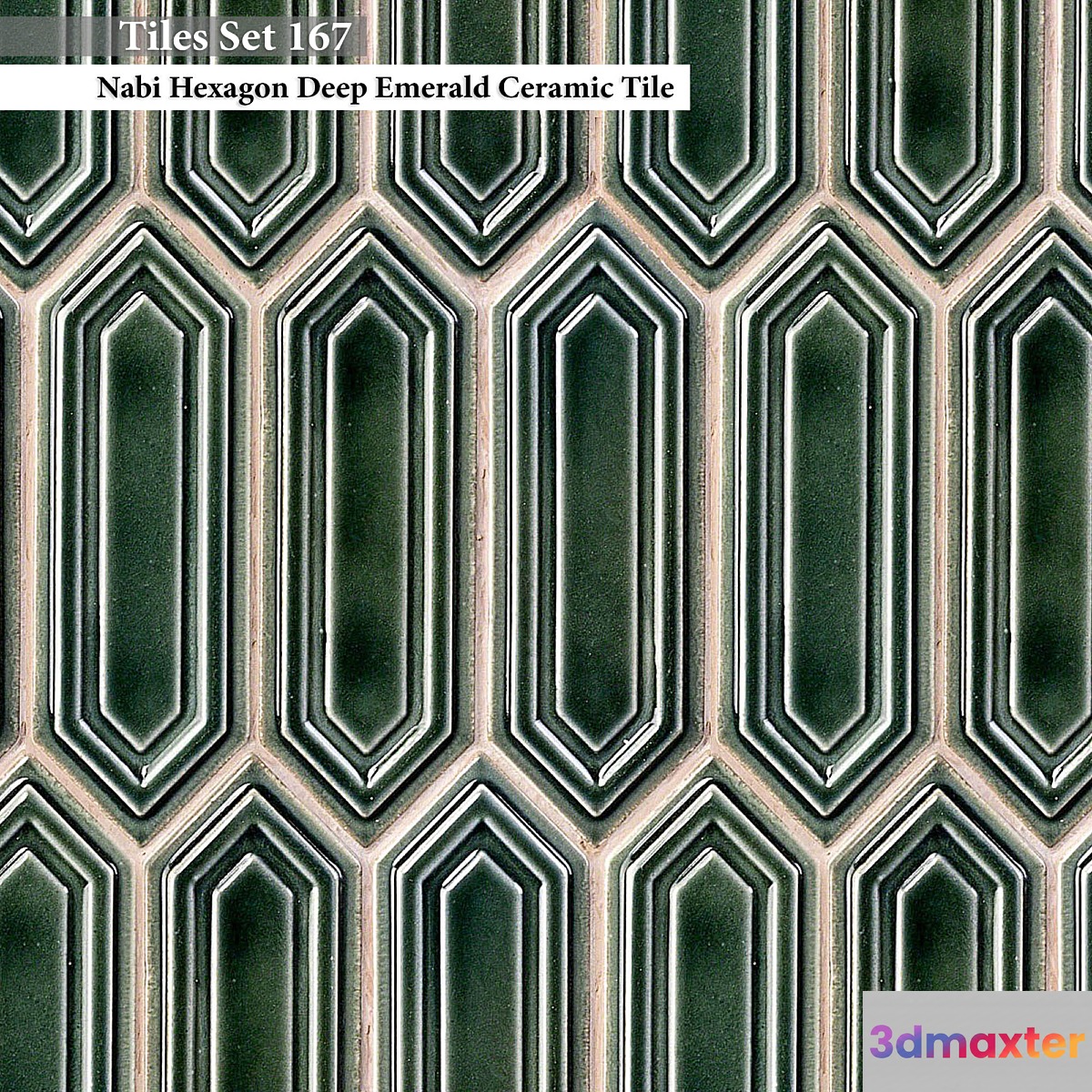 Tiles set 167 3D Max