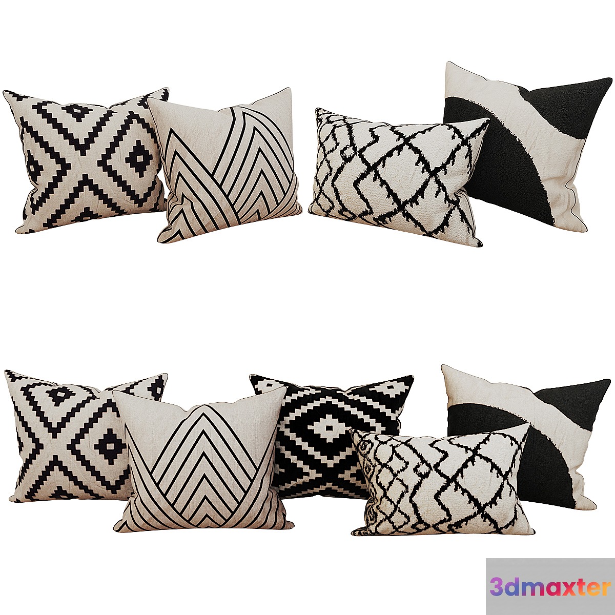 Decorative_set_pillow_8 3D Max