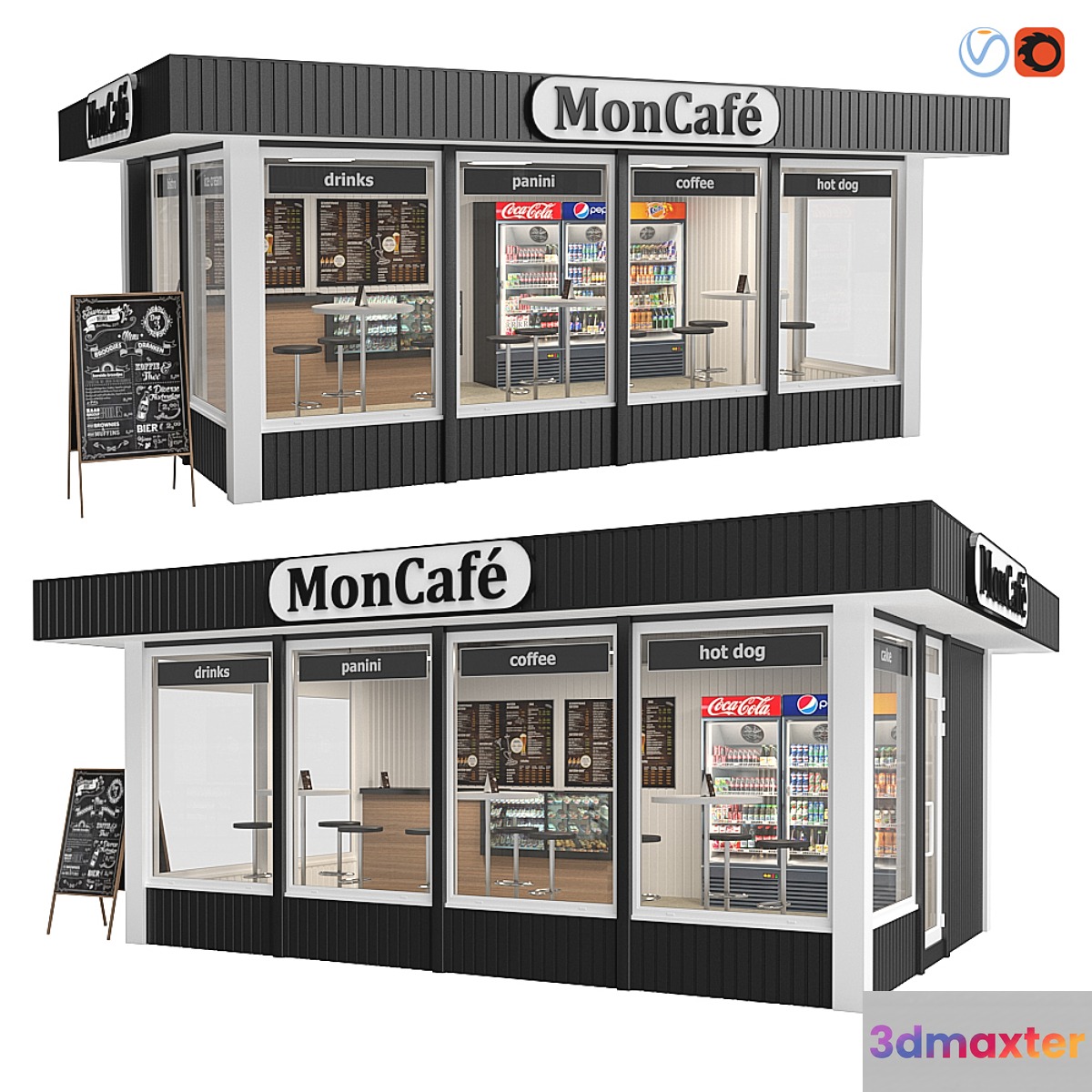 Moncafé 3D Max