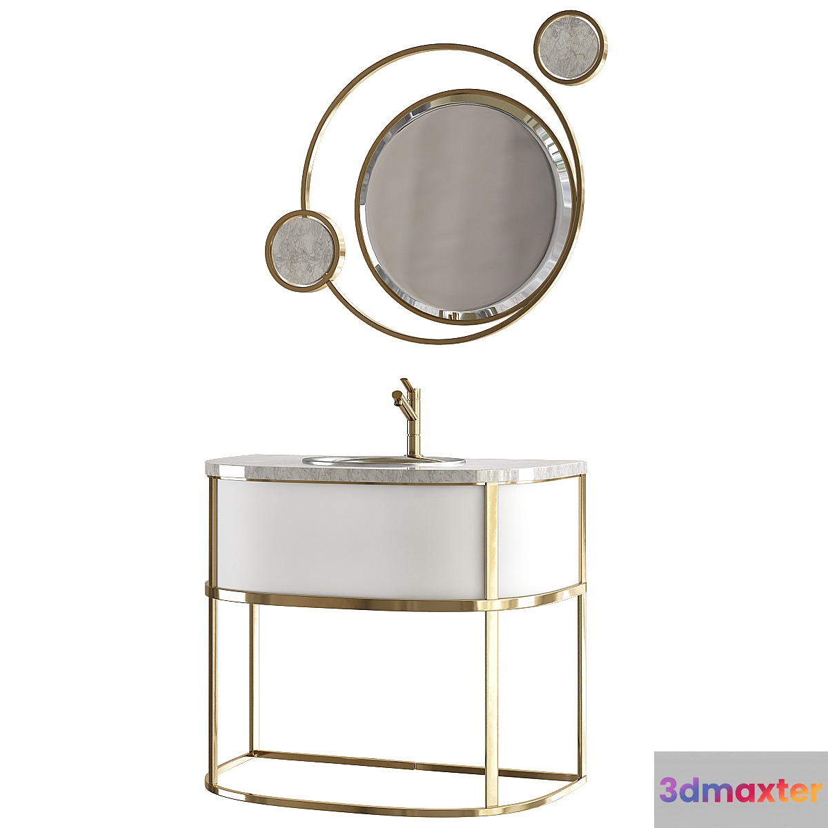 Unique Bathroom Vanities Brilliant Cool Vanity 3D Max