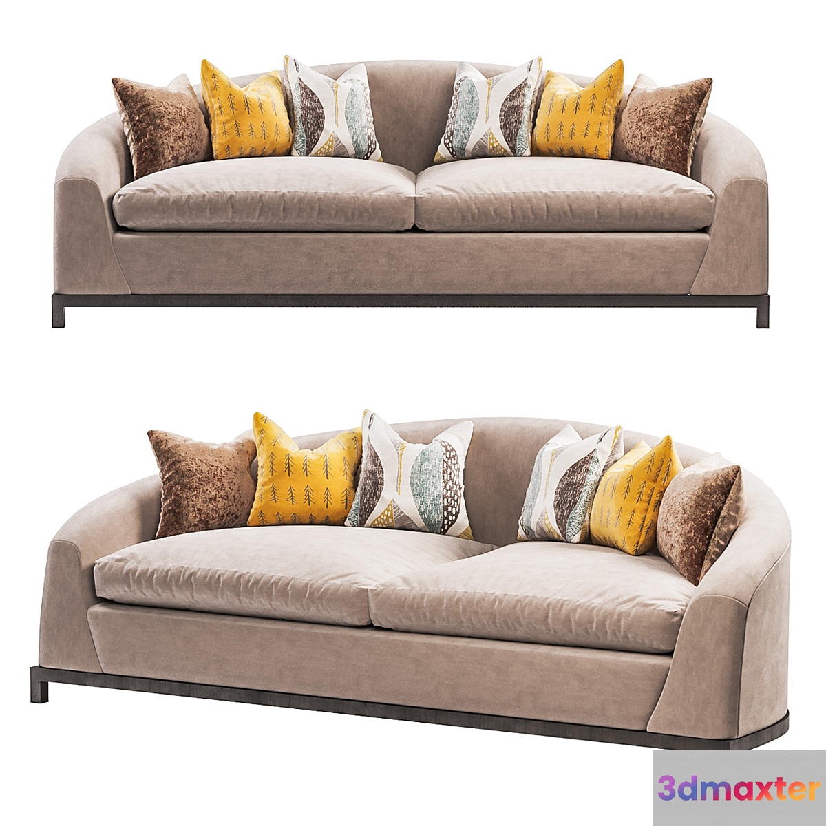 The London Sofa By FBC London 3D Max