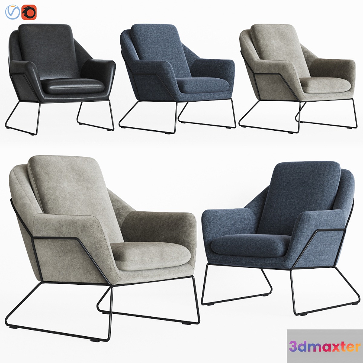 Loft Design. Armchair Model 2549 3855 - No.3