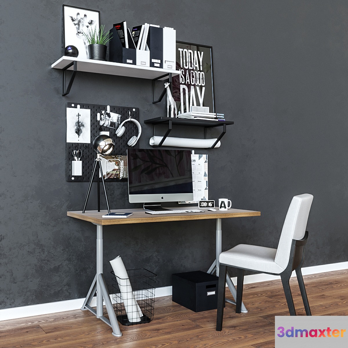 Workplace table ikea IDOSEN