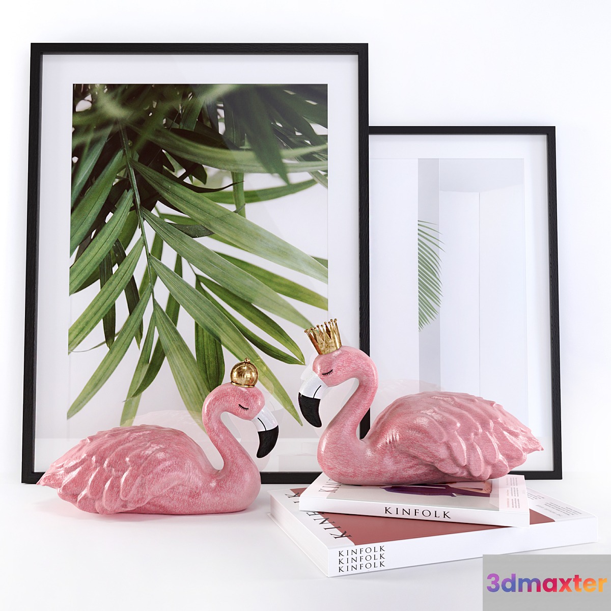Flamingo Decorative Set 3D Max