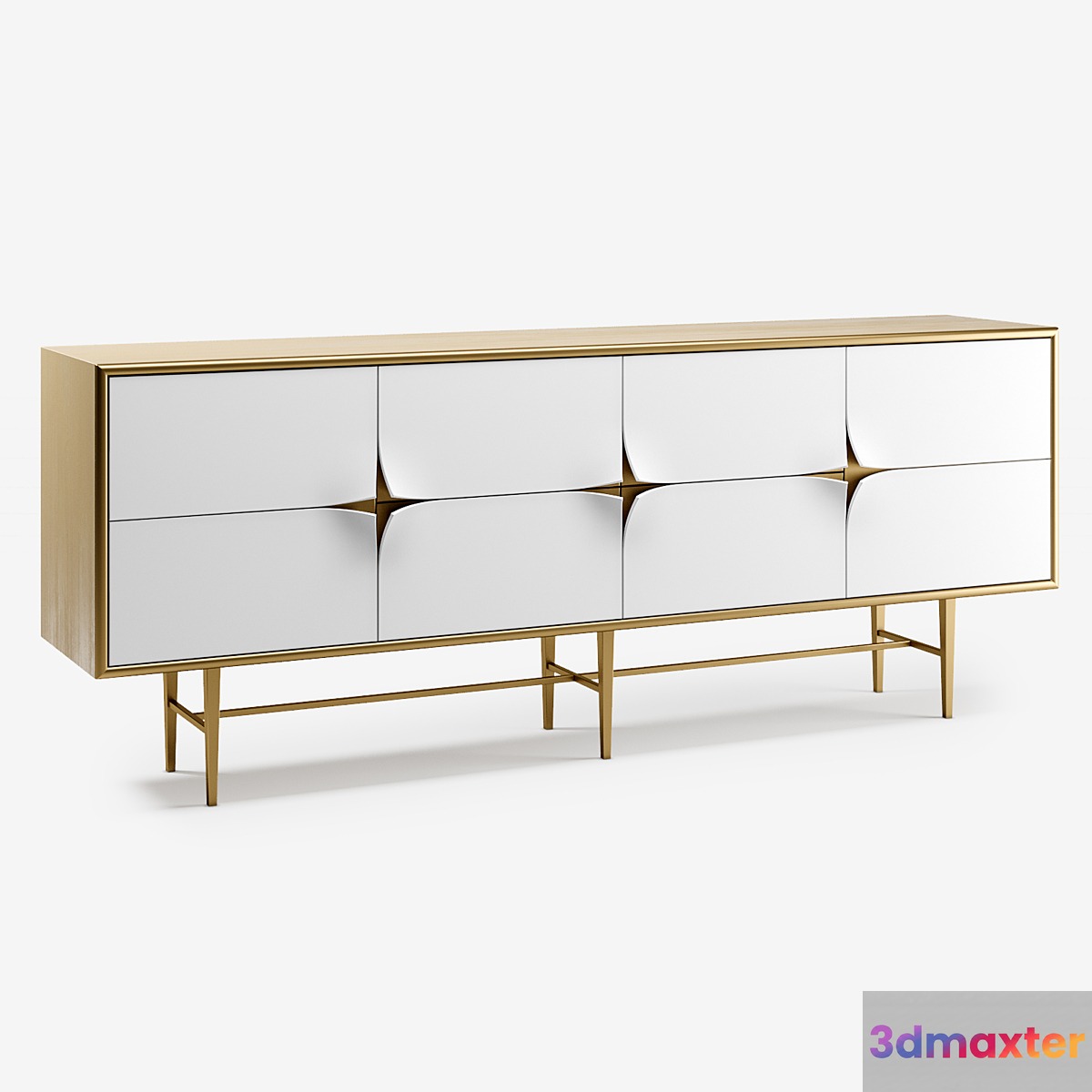 John-Richard: Pared Sideboard Console - No.2 3D Max