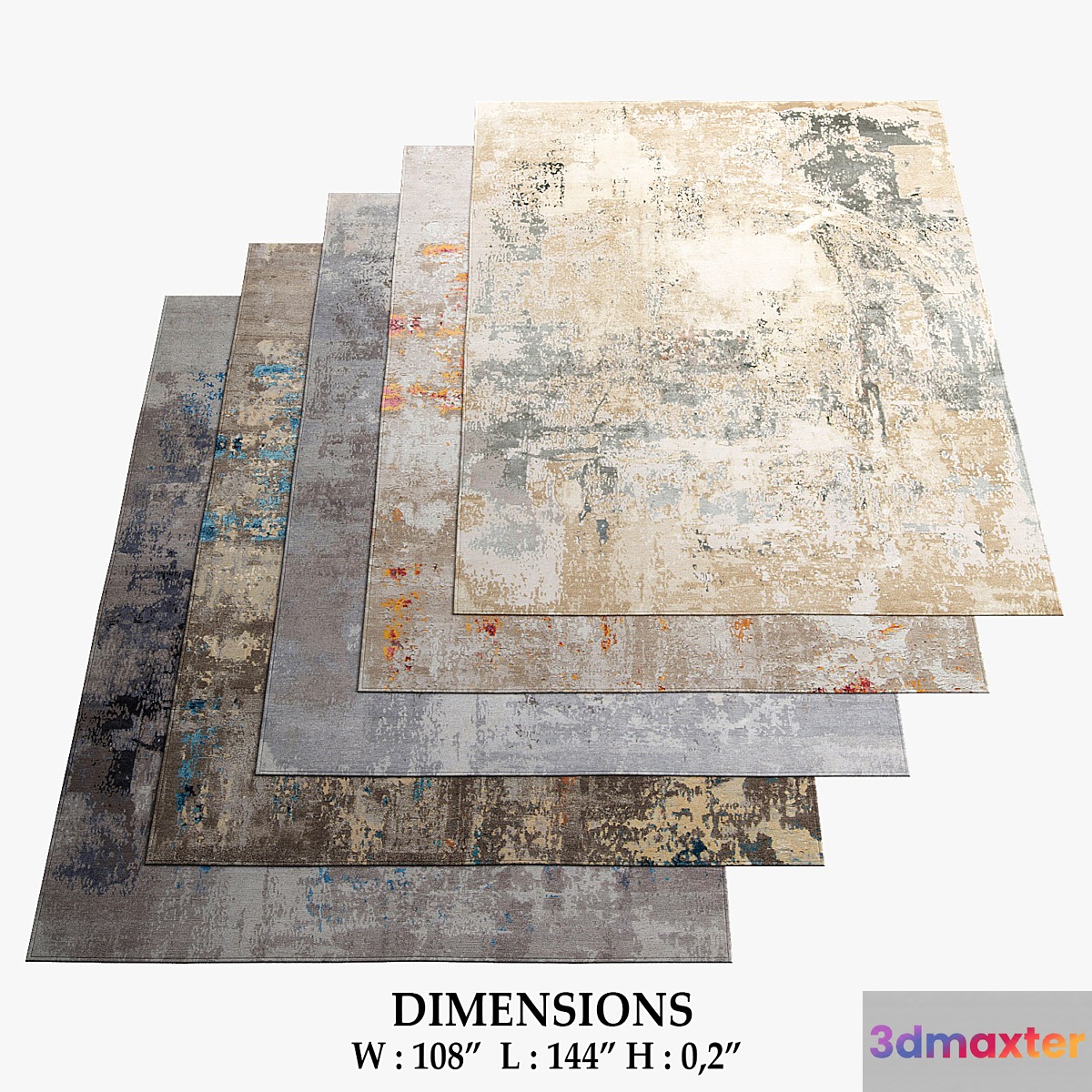 THIBAULT VAN RENNE Rugs_459 3D Max