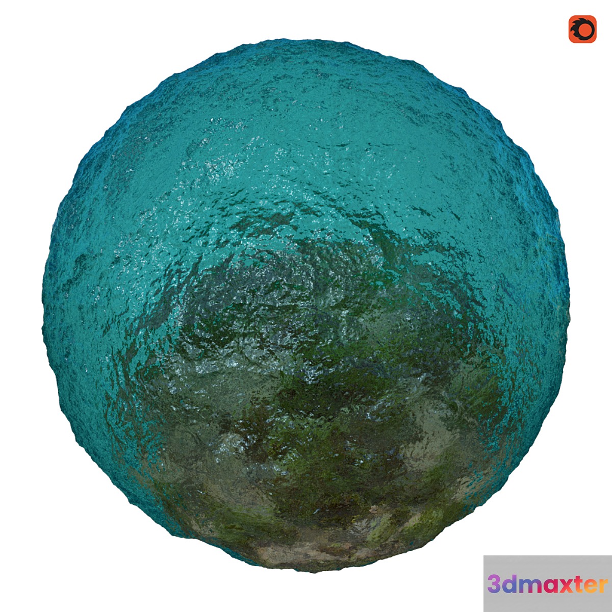 Sea water material - No.3 3D Max
