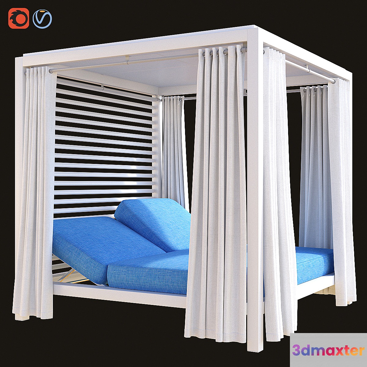 Garden bed Varaschin Bivacco Gazebo 3D Max