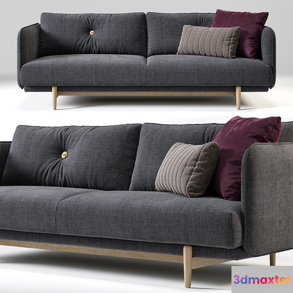 Hold sofa 3D Max