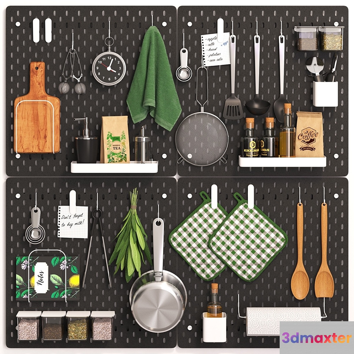 SKADIS kitchen set 3D Max