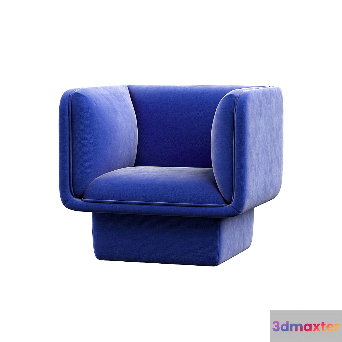 Block armchair