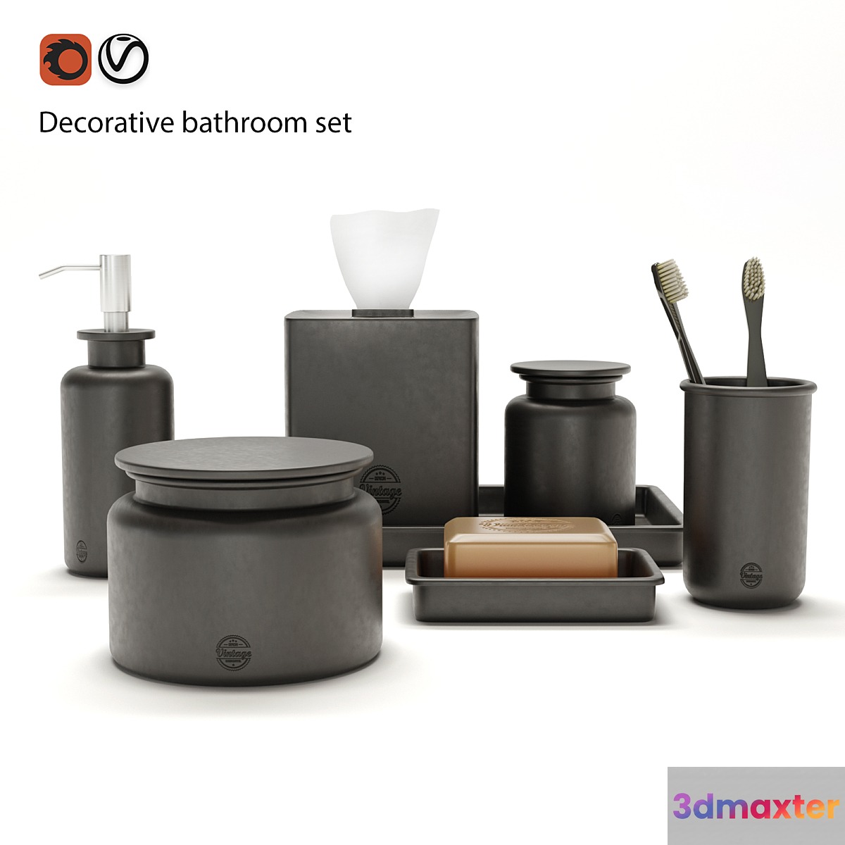Decorative set - No.76 3D Max