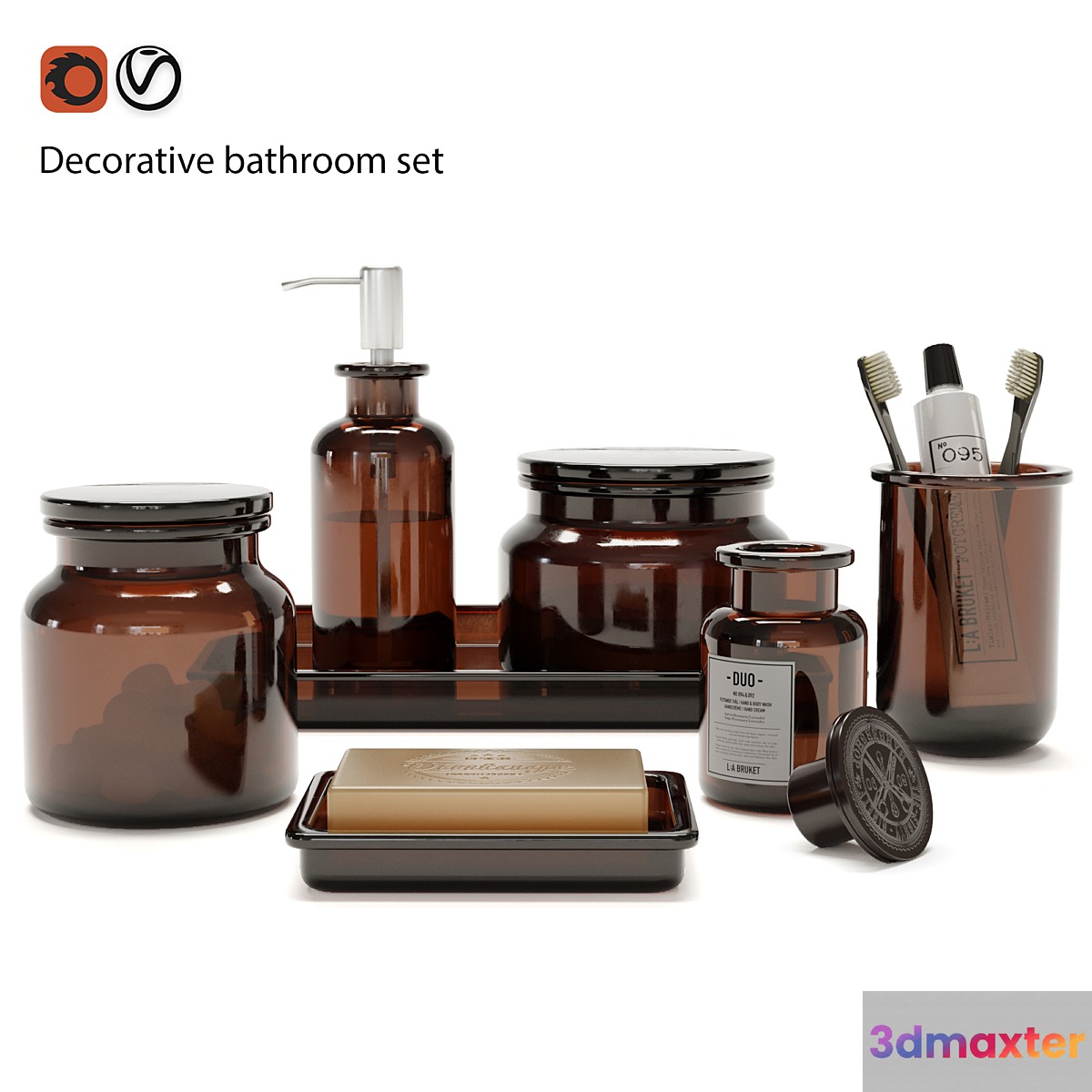 Decorative set 3D Max