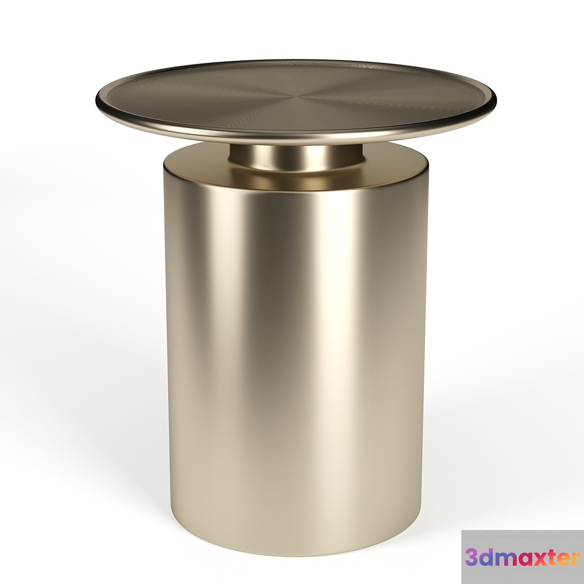 brass coffee table 3D Max