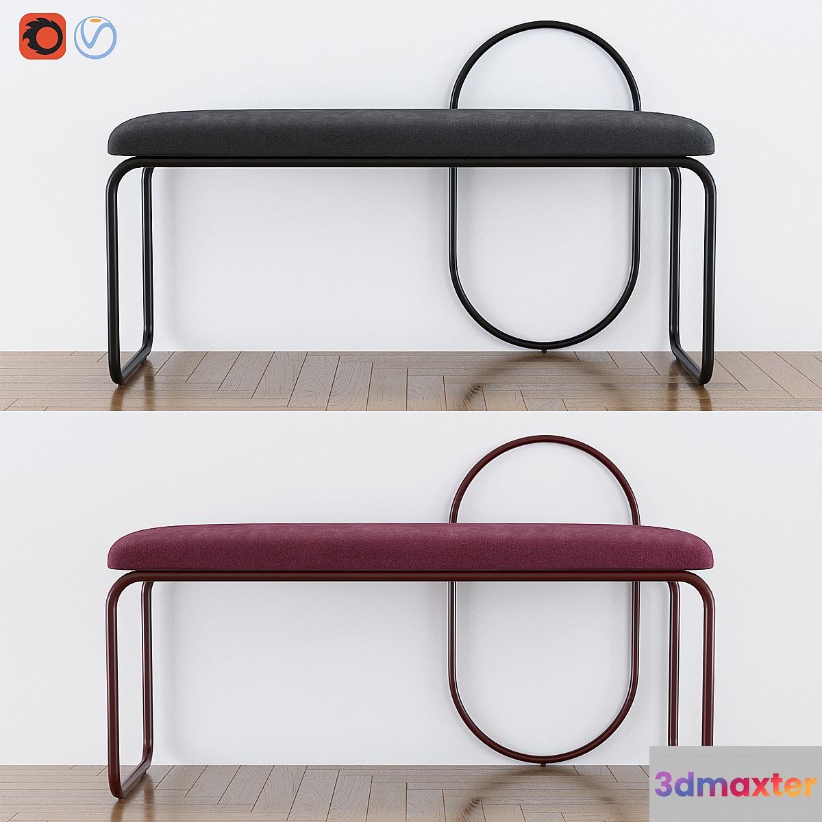 Bench for a hall of Angui AYTM Denmark - No.4