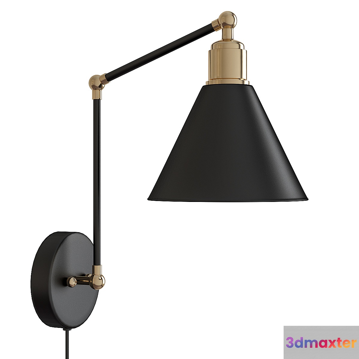 Wall-mounted IKEA lamps 3D Max