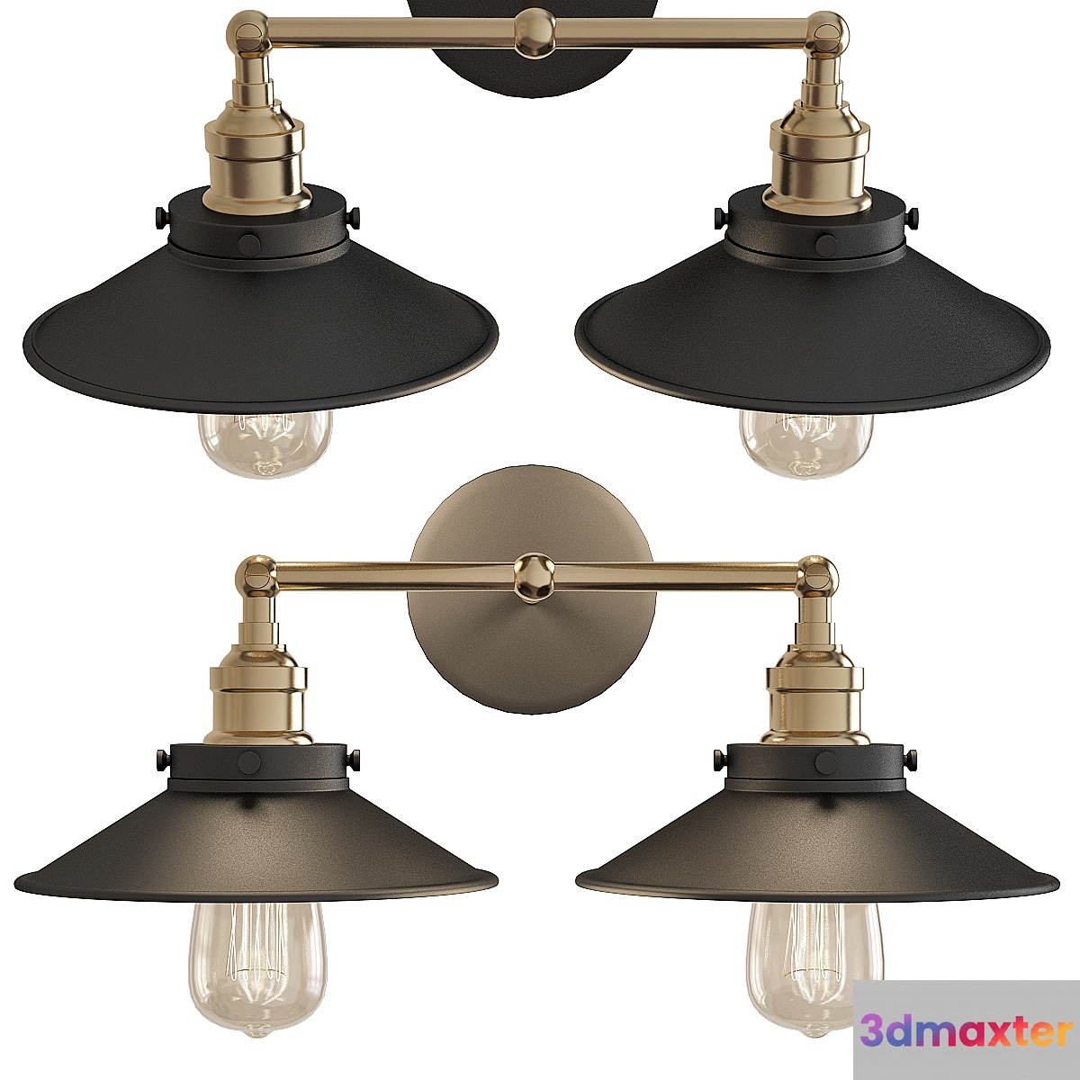 Eletorot Vintage Wall Light Double Wall Light - No.3
