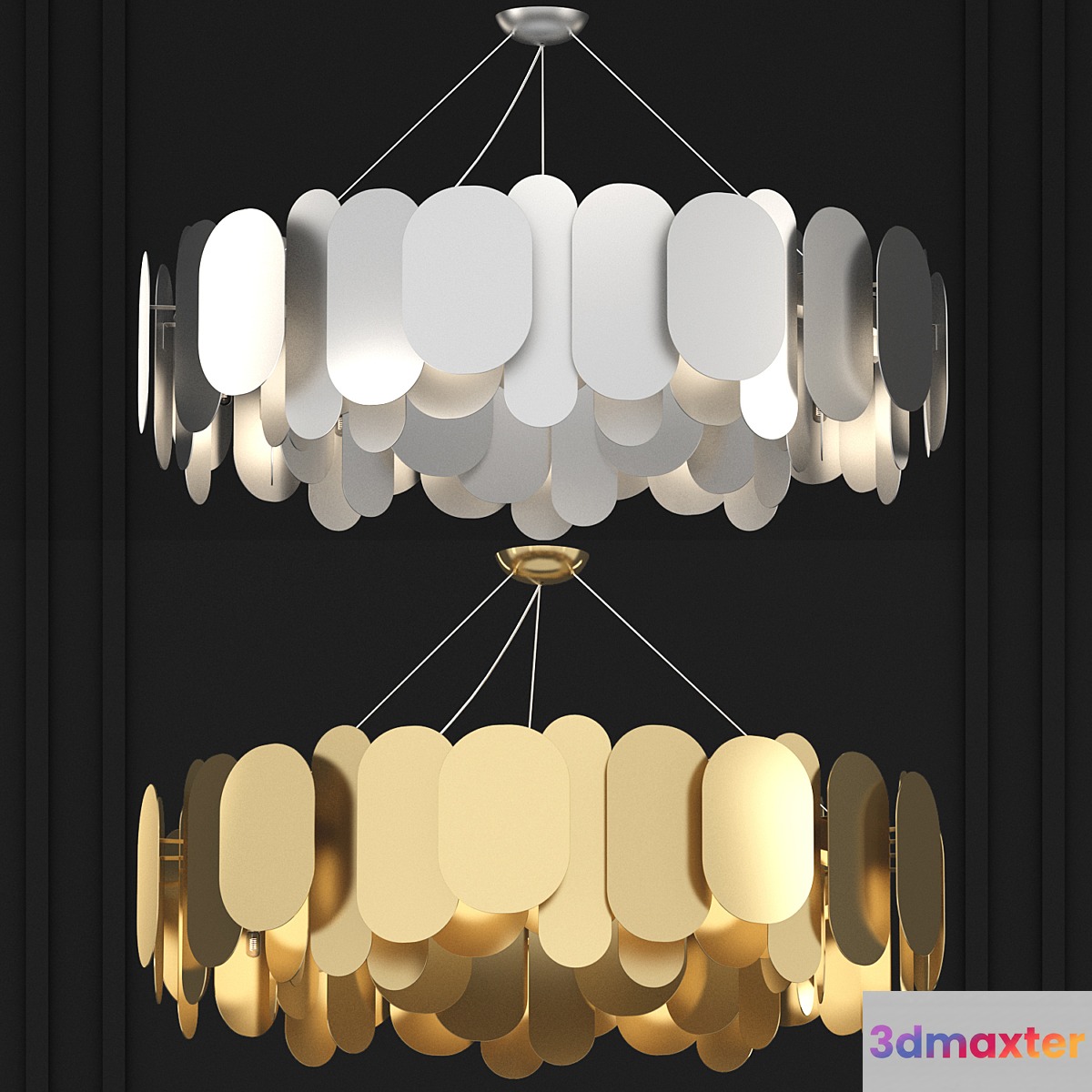 CHANDELIER INNERMOST PANEL 115 3D Max