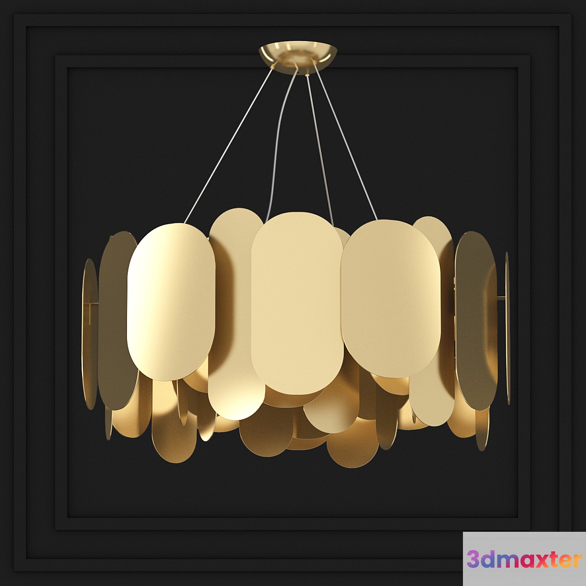 CHANDELIER INNERMOST PANEL 75 3D Max
