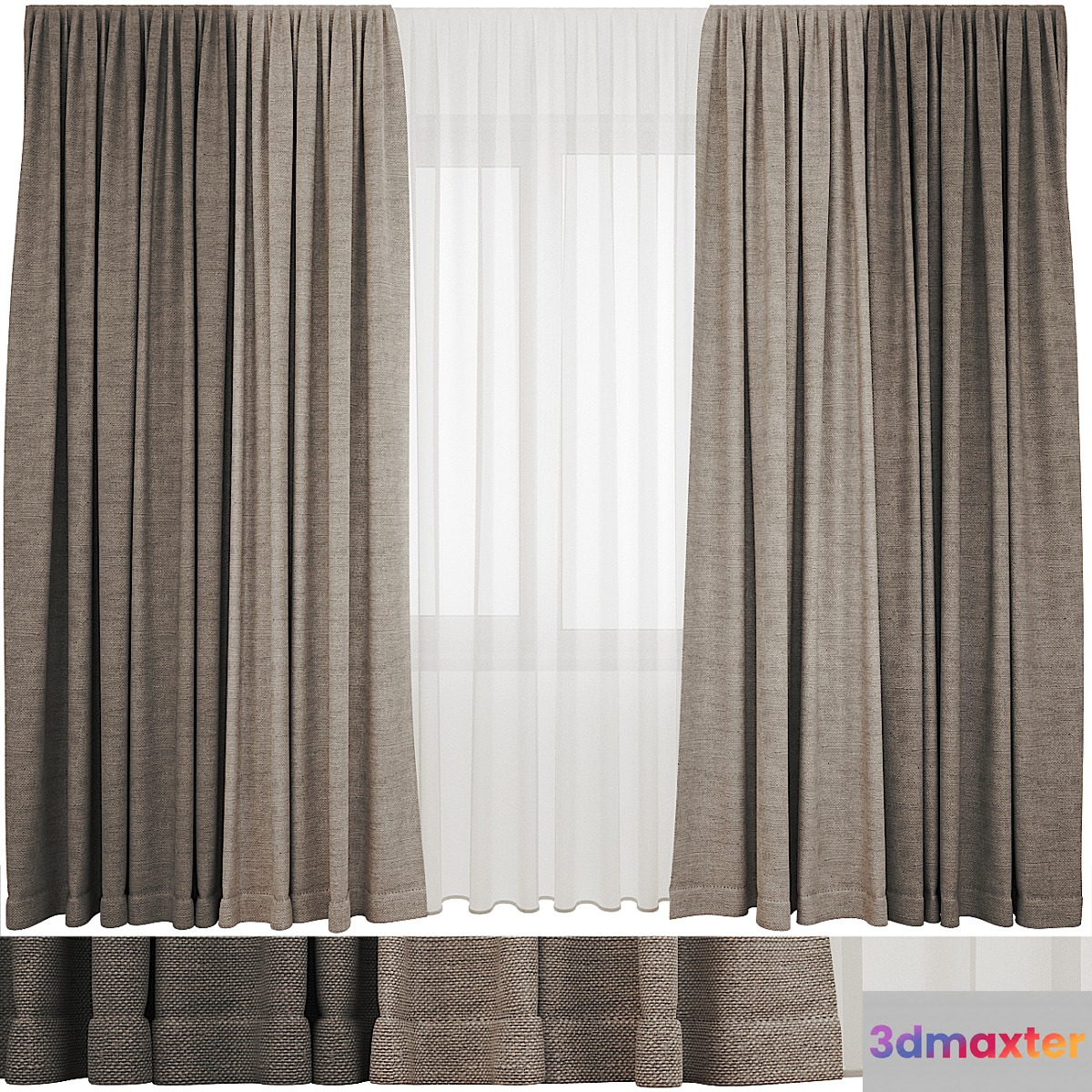 Curtain_model_6 3D Max