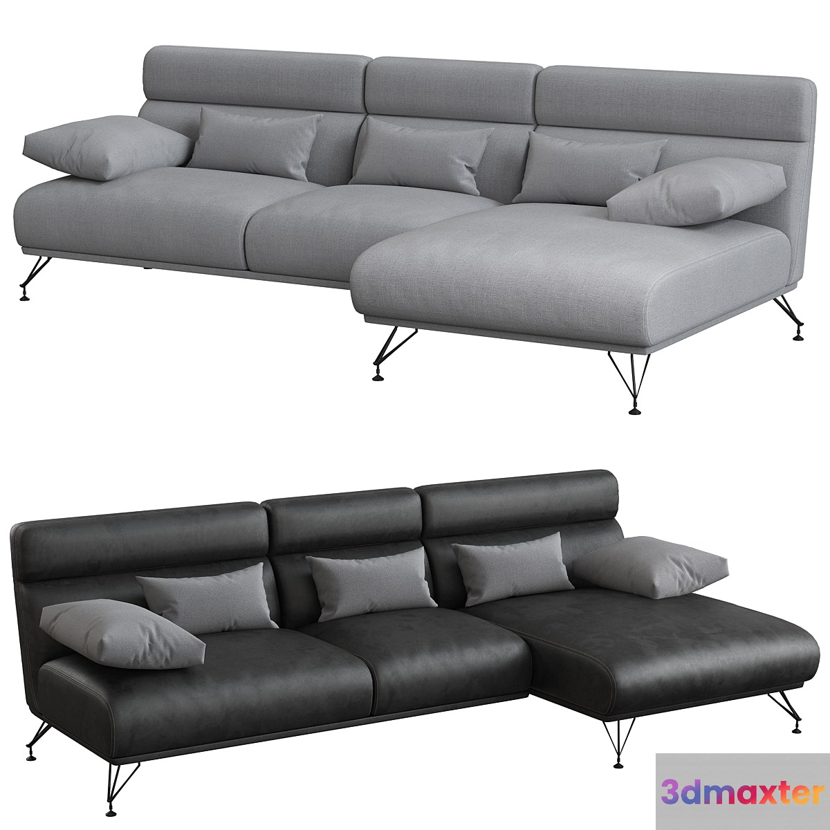 Sofa Crystal by Cierre 3D Max