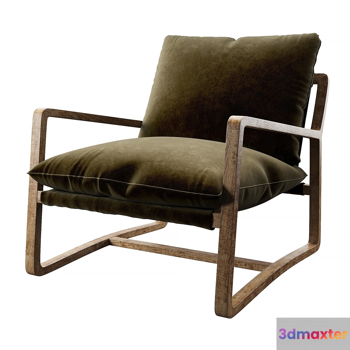 Ura chair in Olive green - No.2