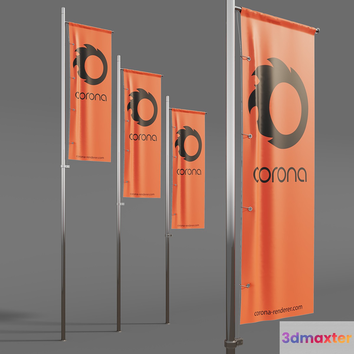 Flag 3D Max
