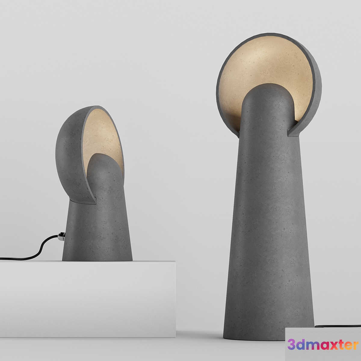 Romeo floor lamps Karman 3D Max