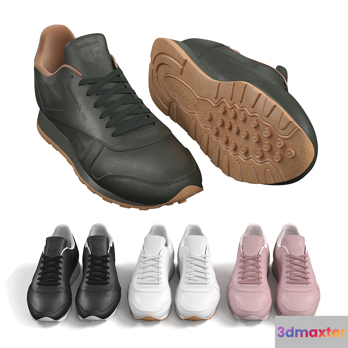 sneakers 3D Max