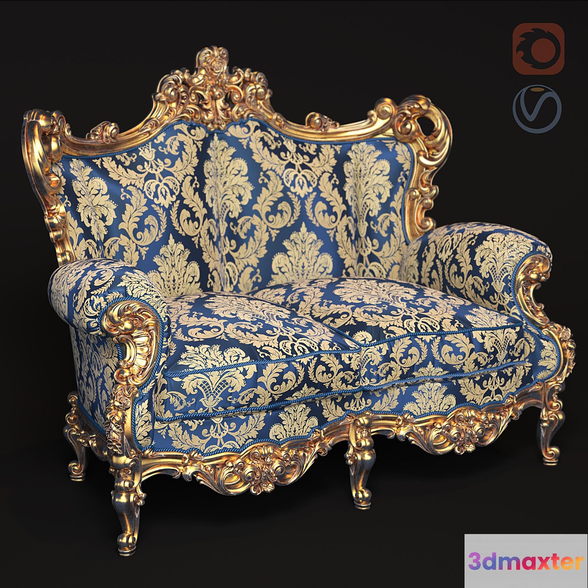 Classic sofa Varie 3D Max