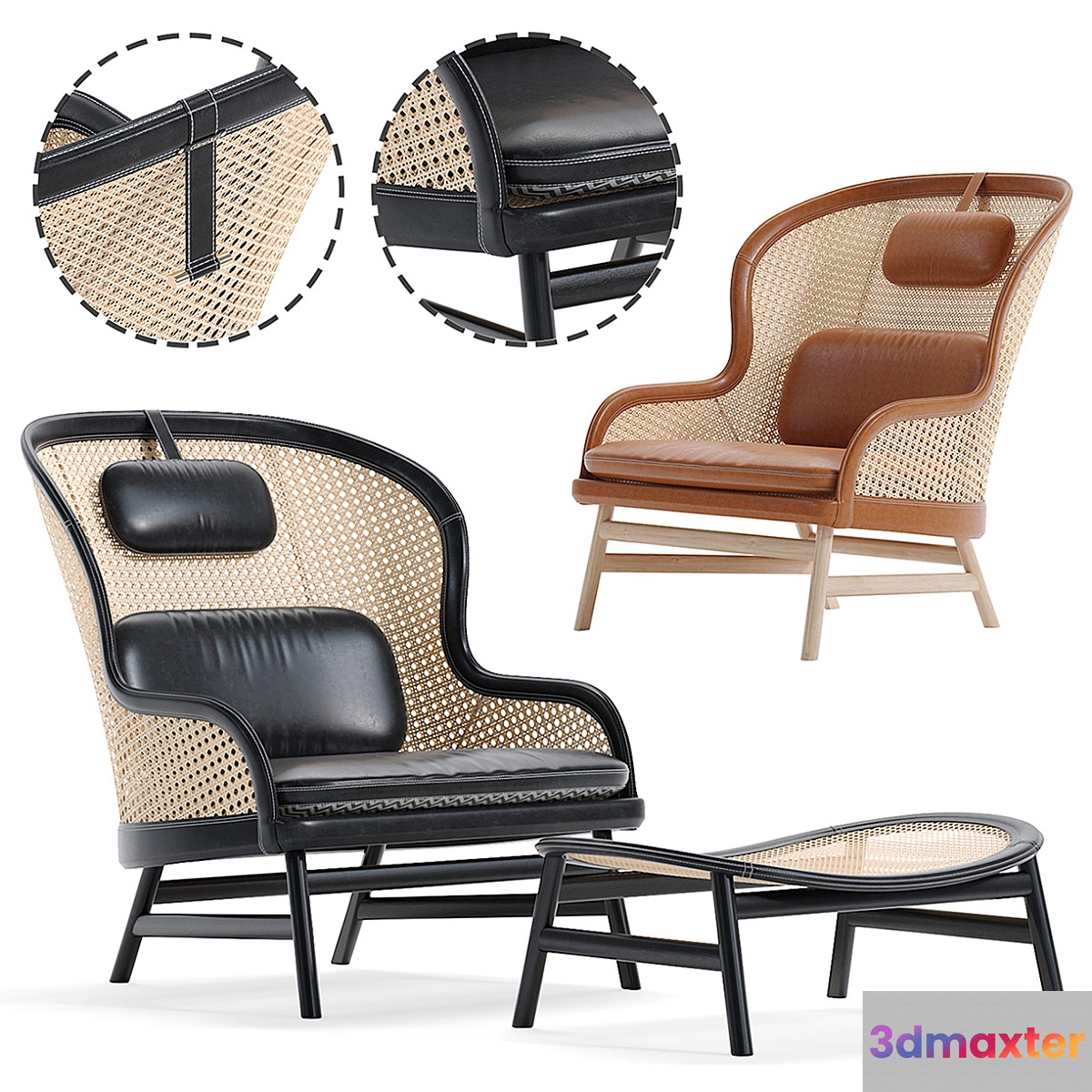 The Dandy Armchair with Ottoman by Gärsnäs - No.2