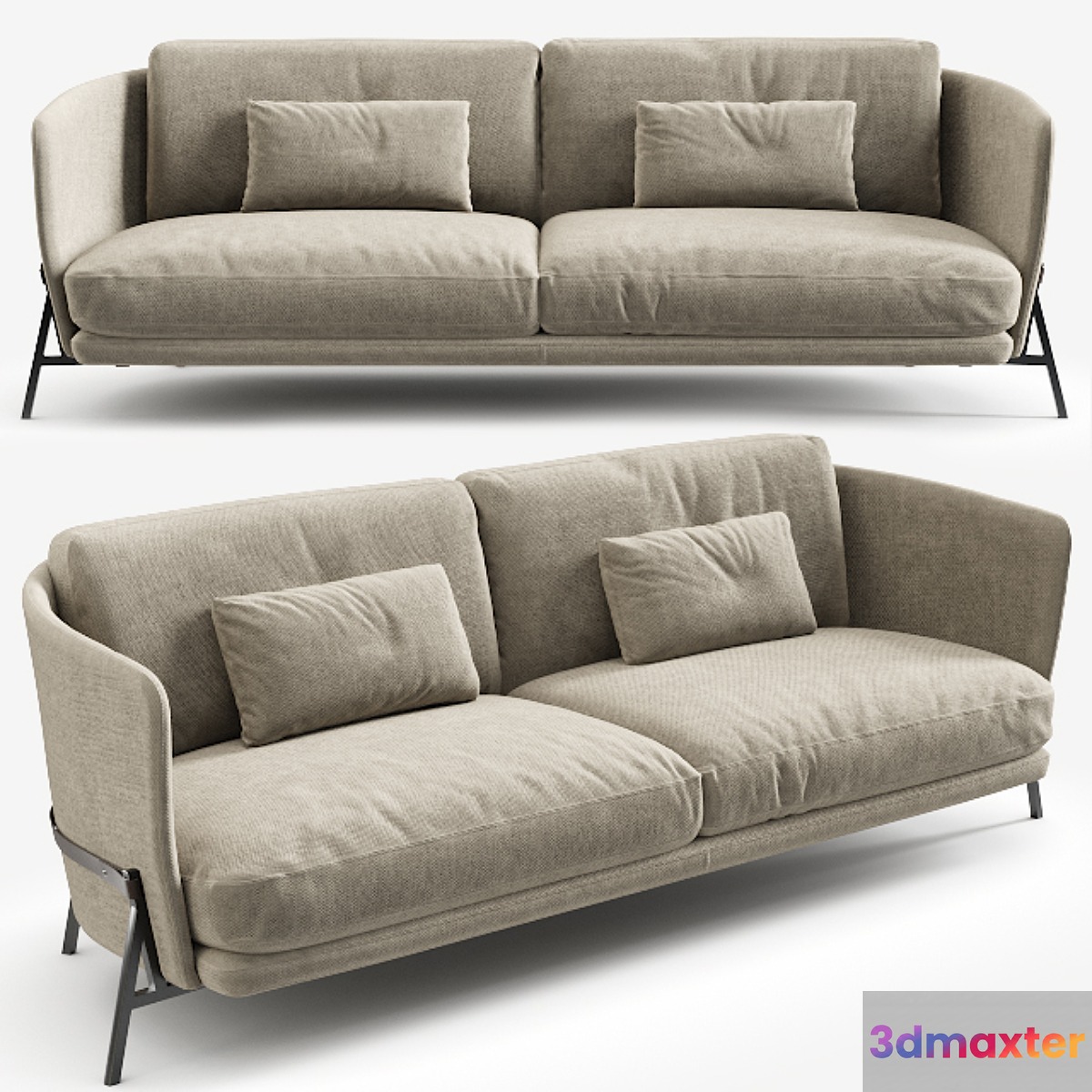 Arflex CRADLE sofa - No.2 3D Max