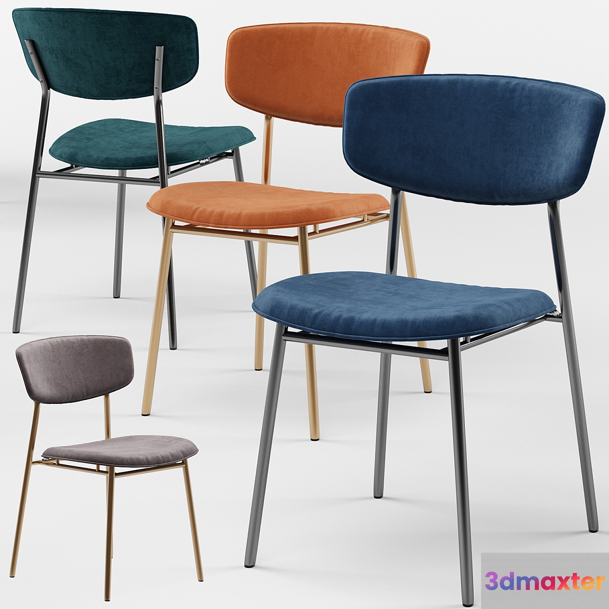Fifties chair - Calligaris 3D Max