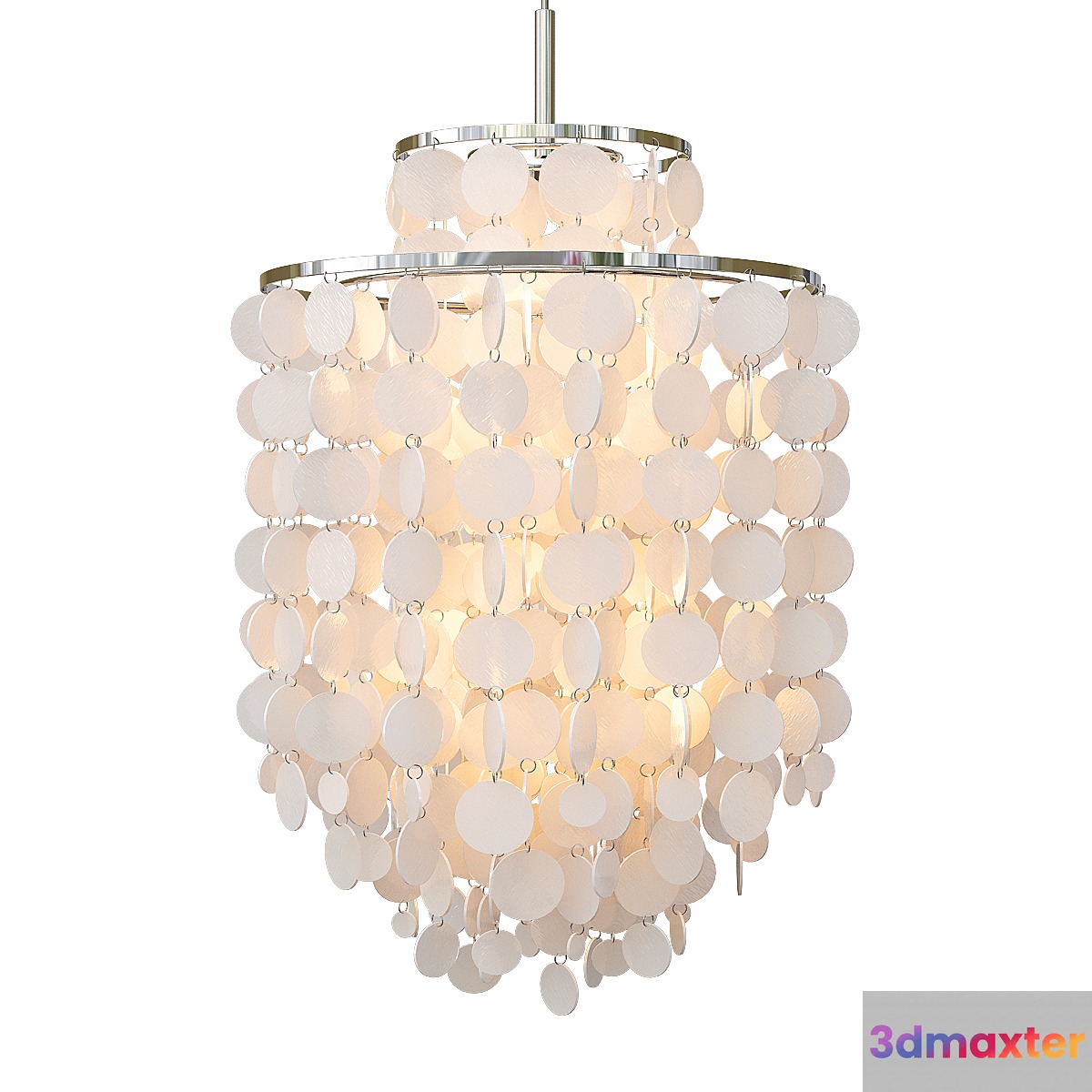 Fun Mother of Pearl Pendant 3D Max