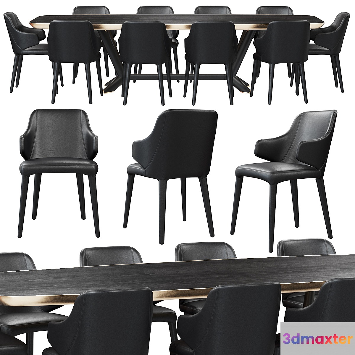 Chair Cattelan Italia Wanda and Table Planer - No.2