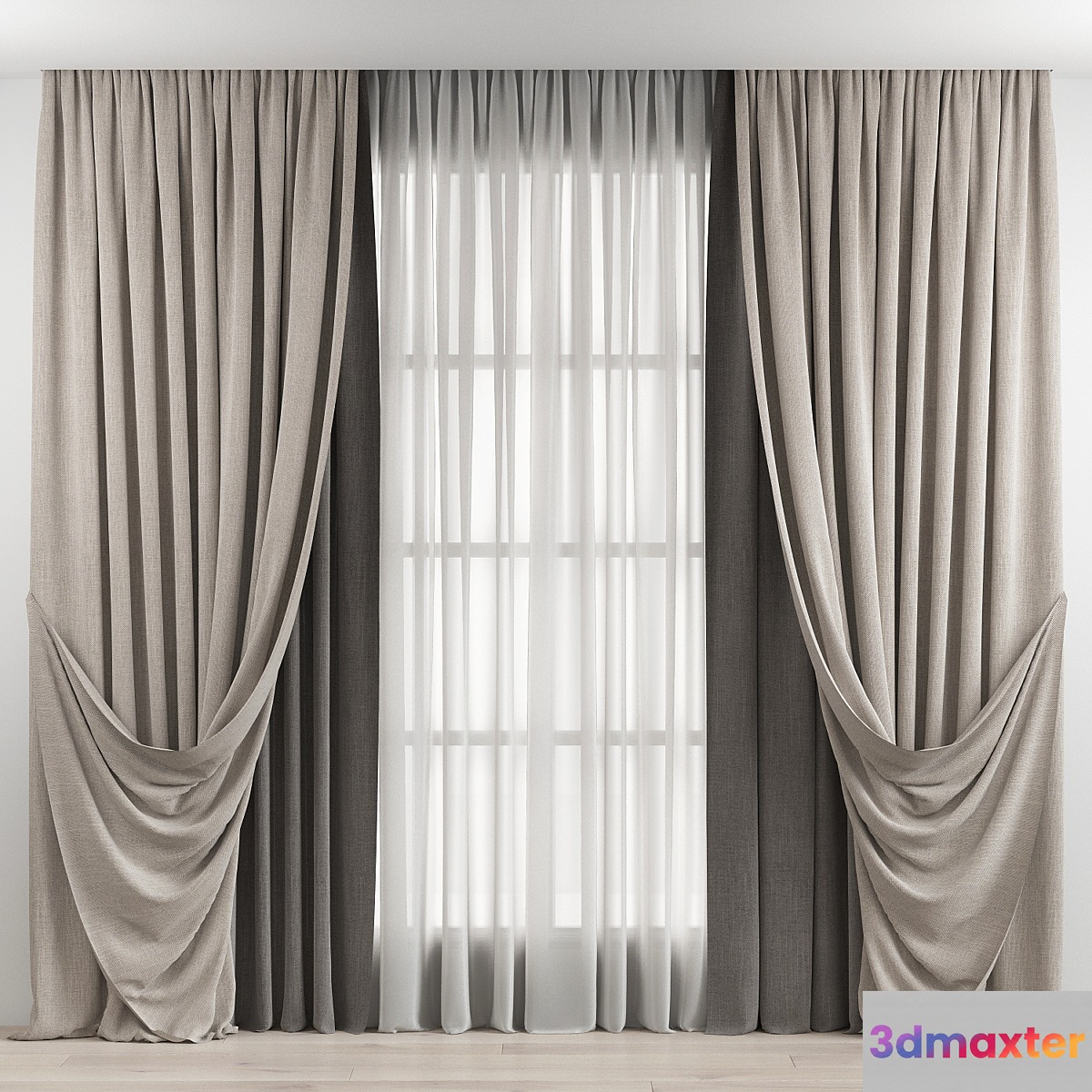 Curtain 3D Max