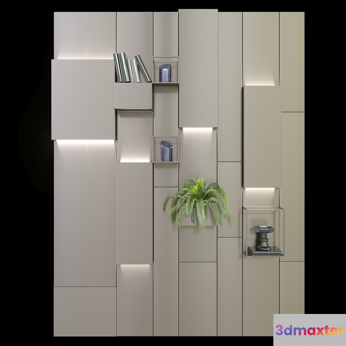 Magnetic wall system from Ronda Design 3D Max