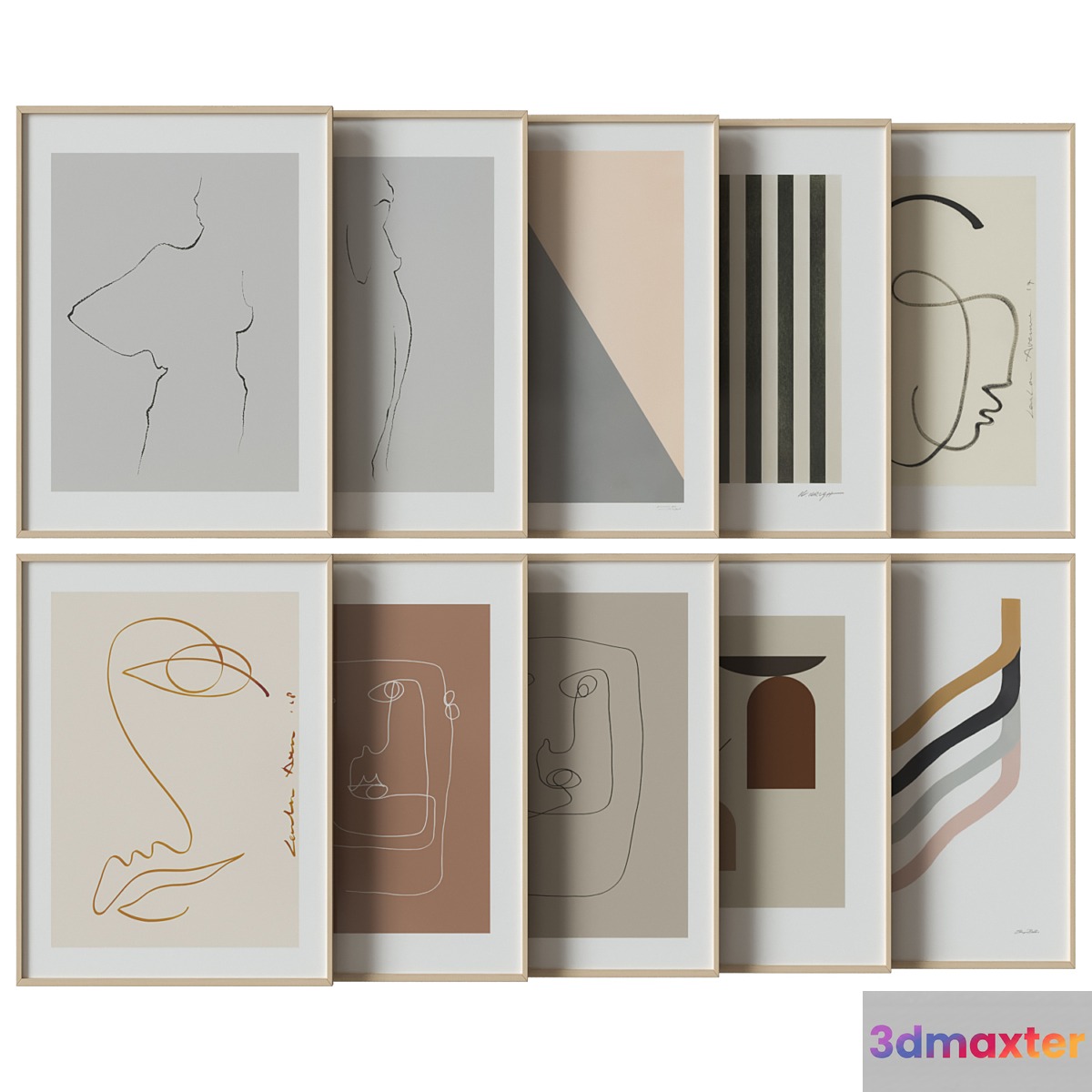 art work set_12 3D Max