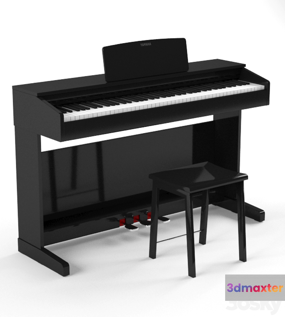 Digital piano YAMAHA YDP-143 WH & B