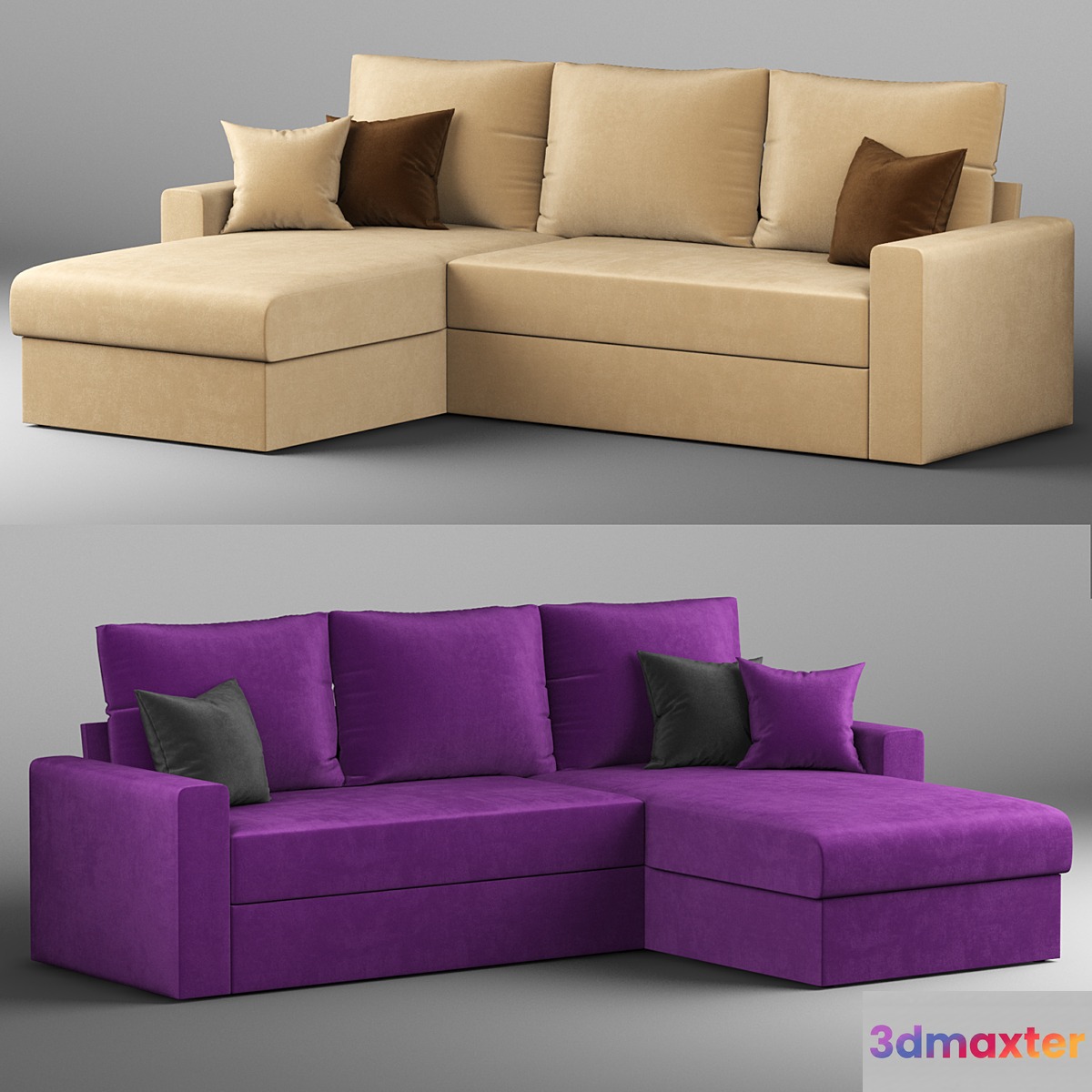 Corner sofa MebelVia Verona 3D Max