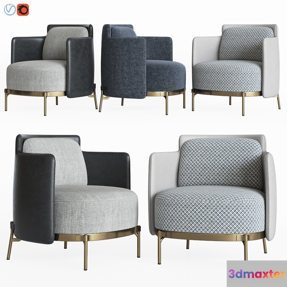 Minotti Tape Armchair