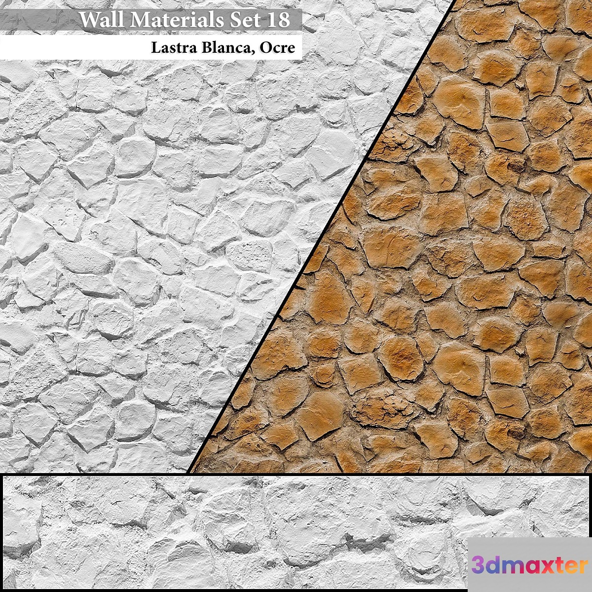 Wall Materials Set 18 3D Max