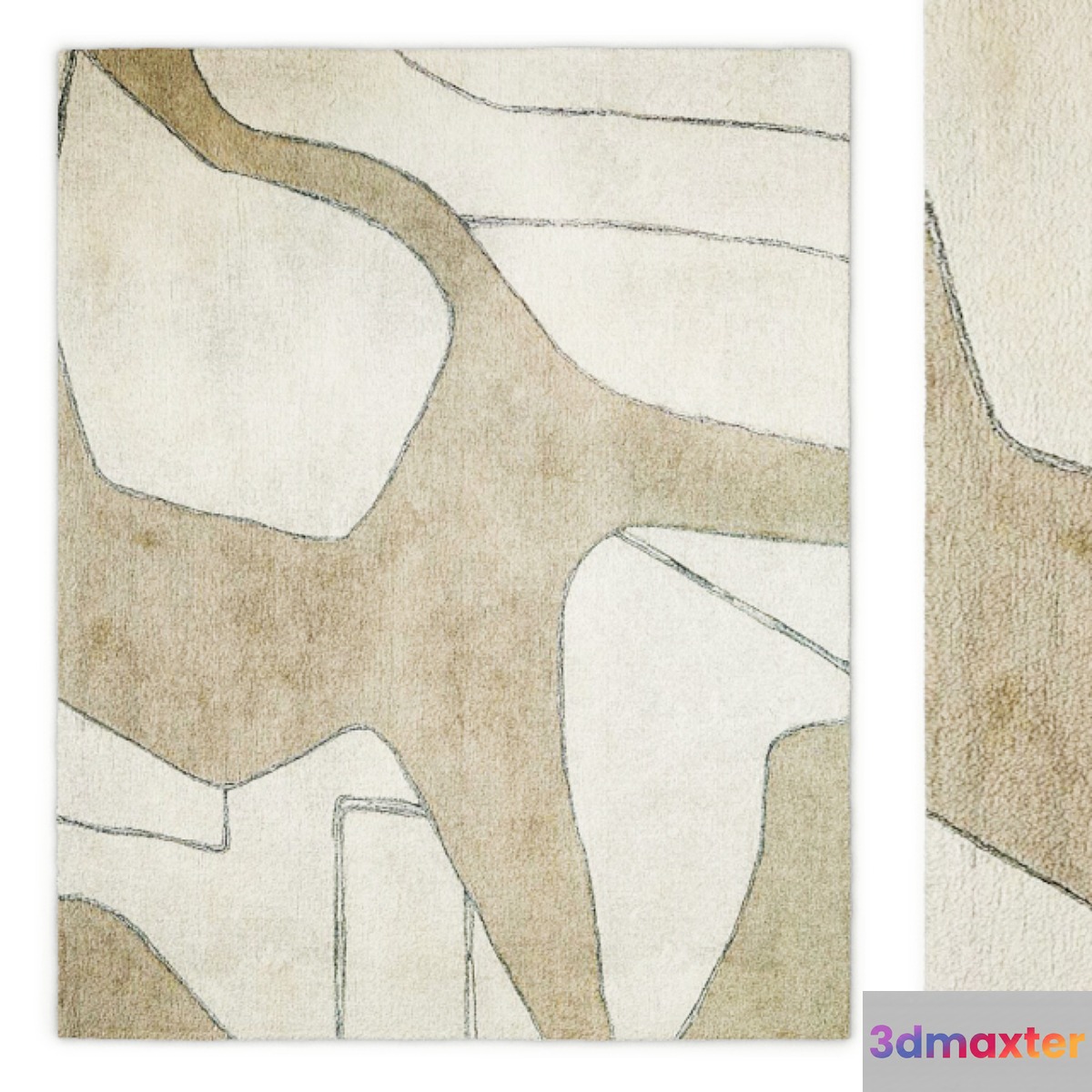 Lines II Fluide Rug by Toulemonde Bochart