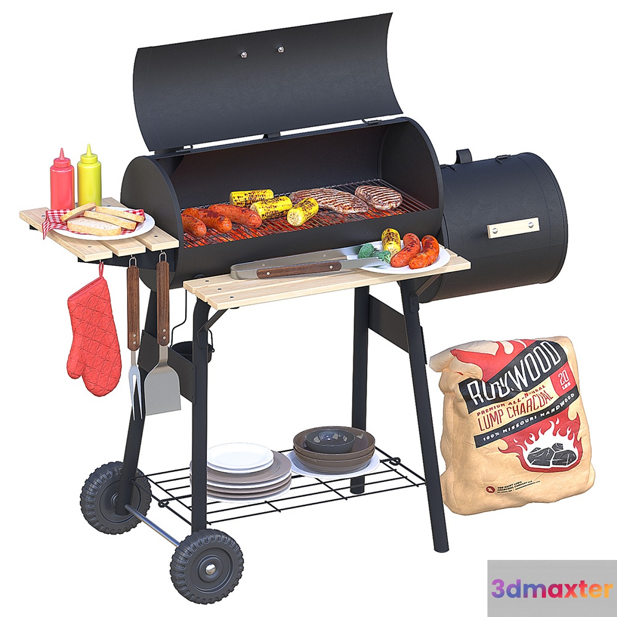 Charcoal grill BBQ