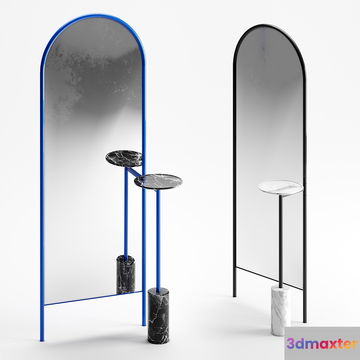 SP01 Michelle Floor Mirror 3D Max