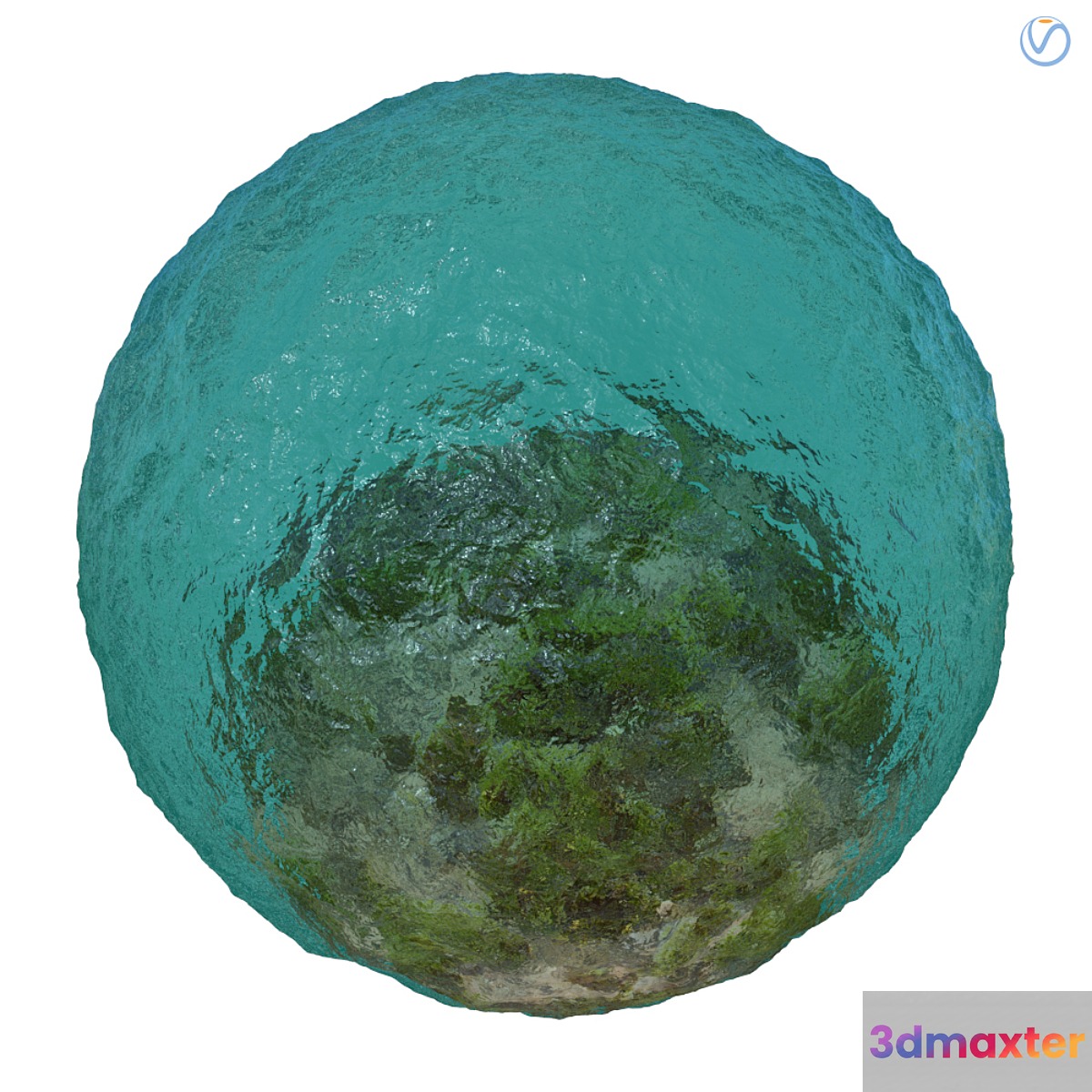 Sea water material - No.2 3D Max
