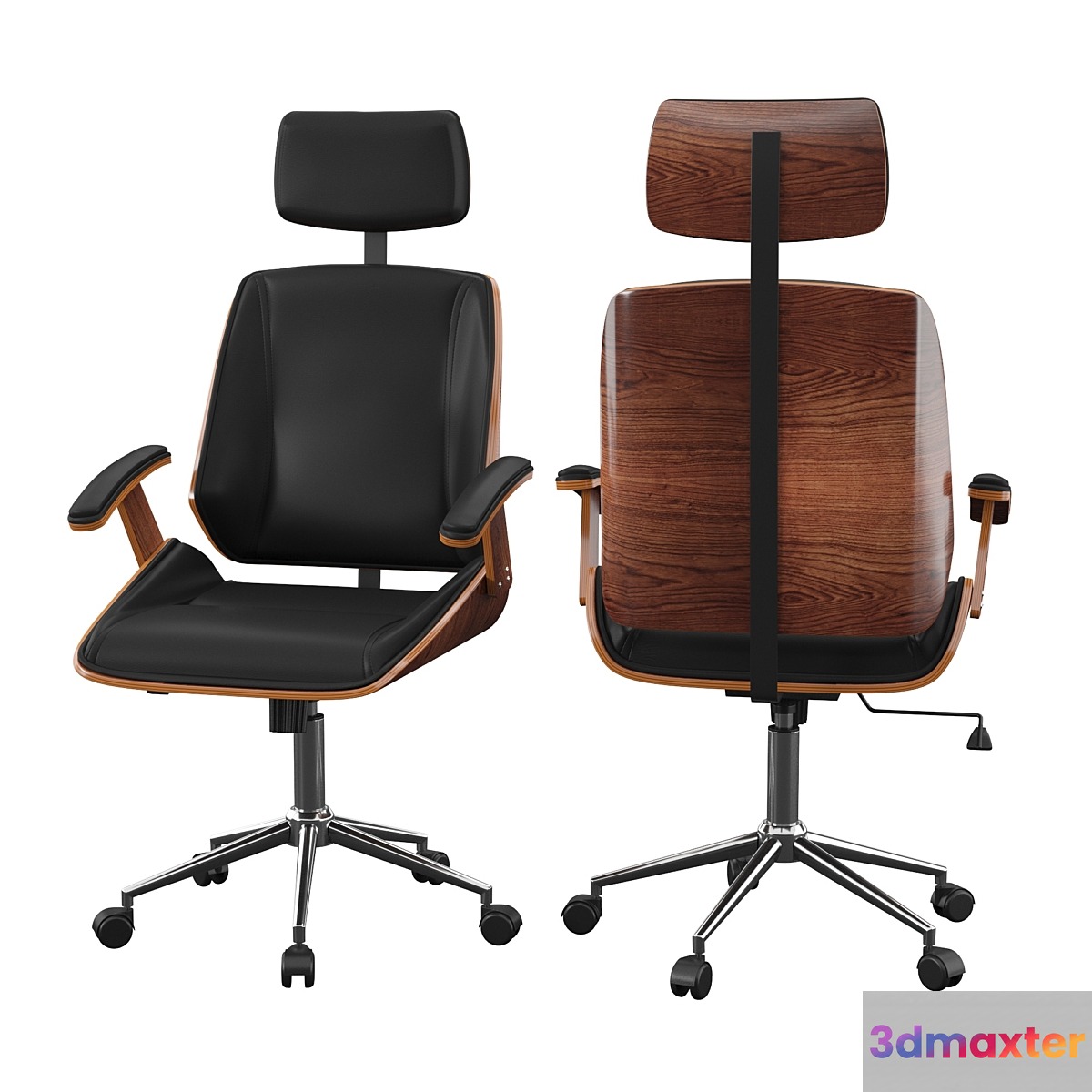 Office chairs 3D Max