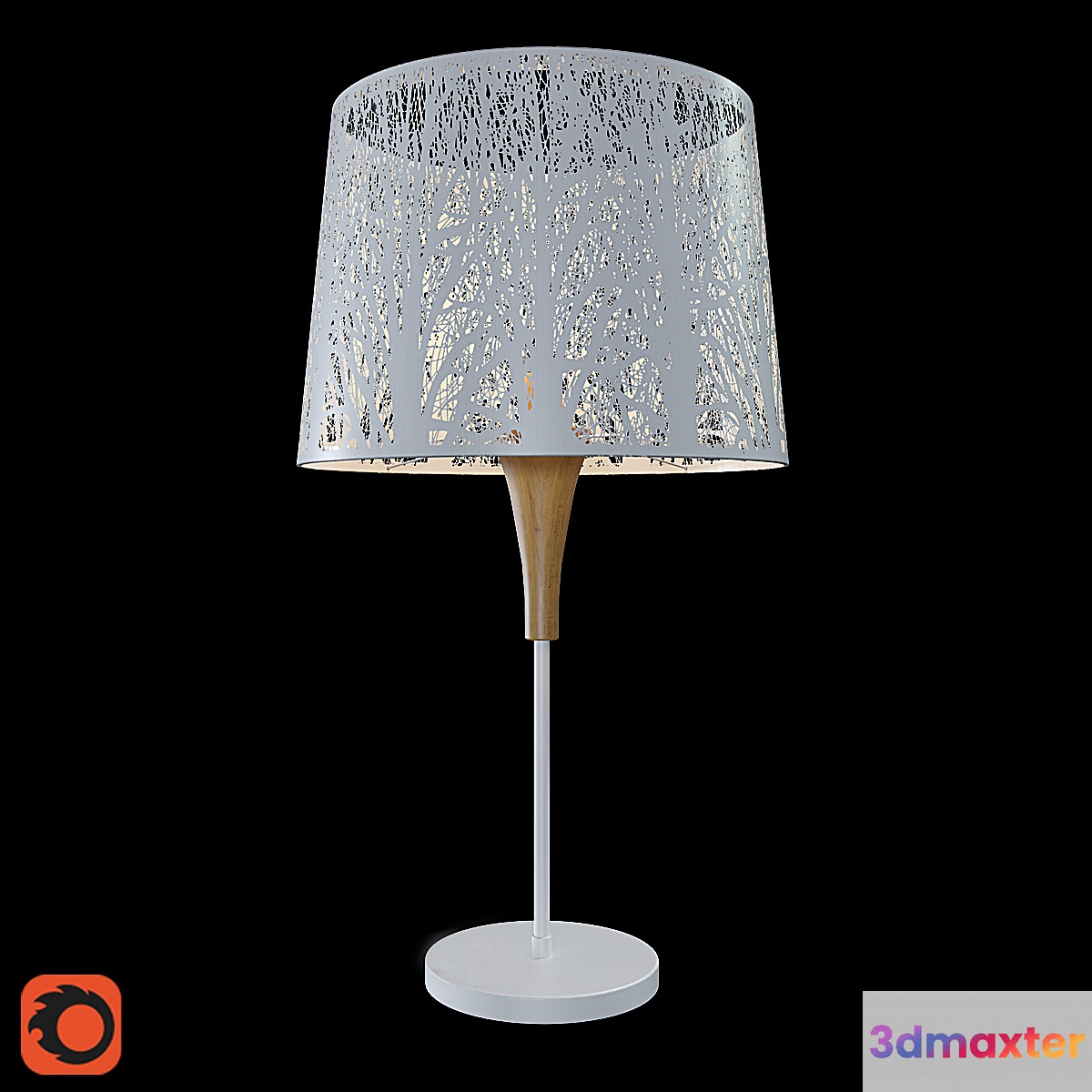 Maytoni MOD029-TL-01-W Lantern 3D Max
